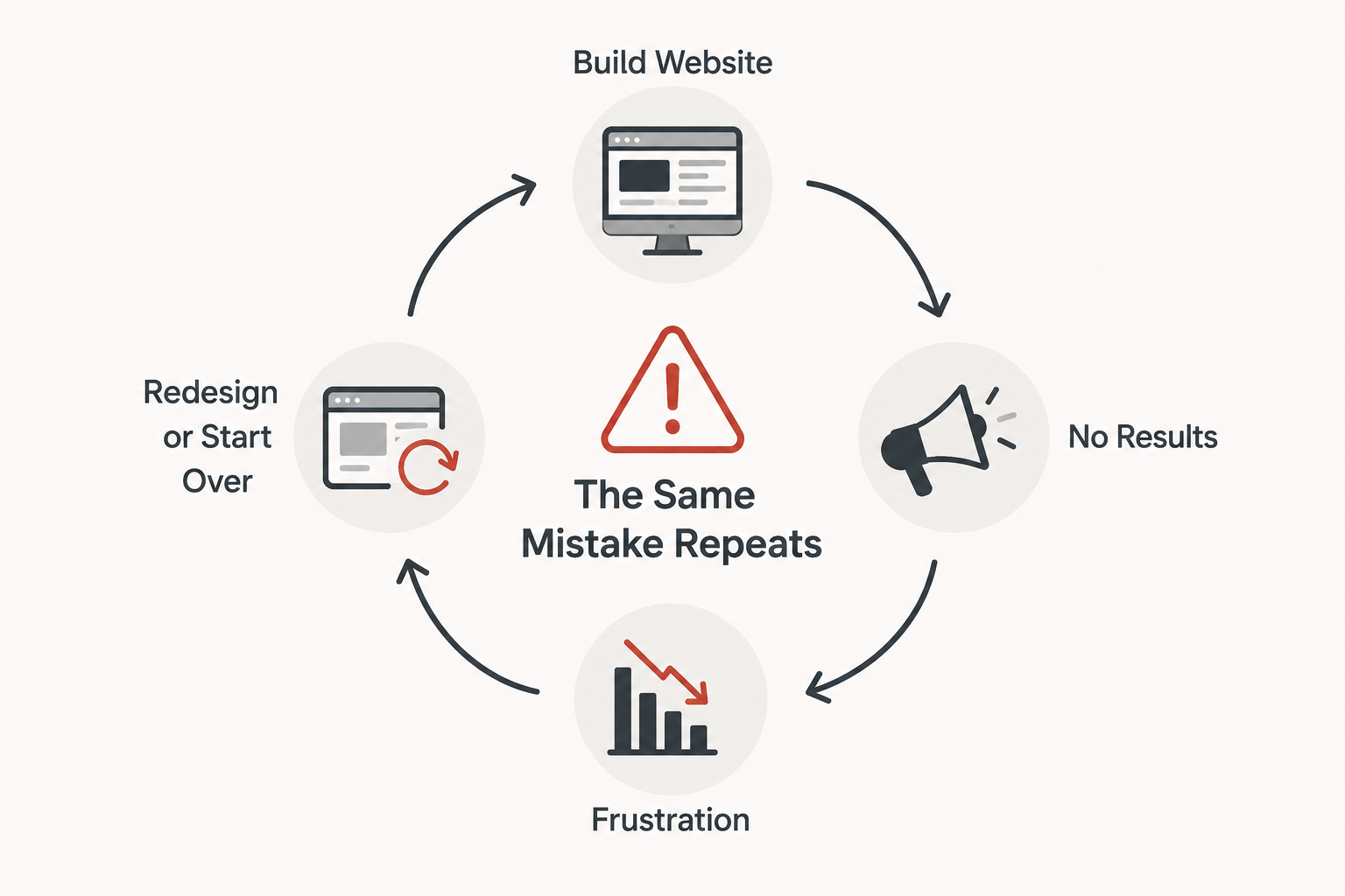 Repeating the same website redesign cycle